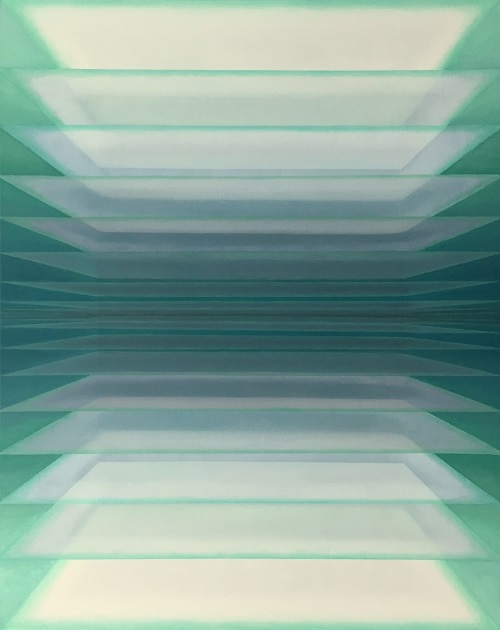 次元序列 2015-1，李英維，90 x 70 cm，布本油畫，2016