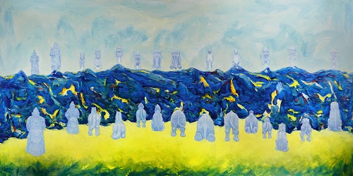 神路, 李植安, 100 x 200 cm, 布本油畫,, 2018