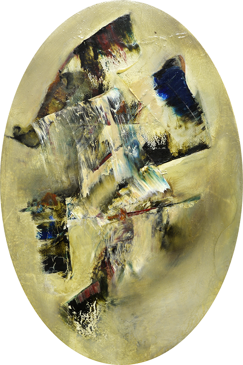風暴，蘇侃哲，布本油畫，30 x 20 cm，2016