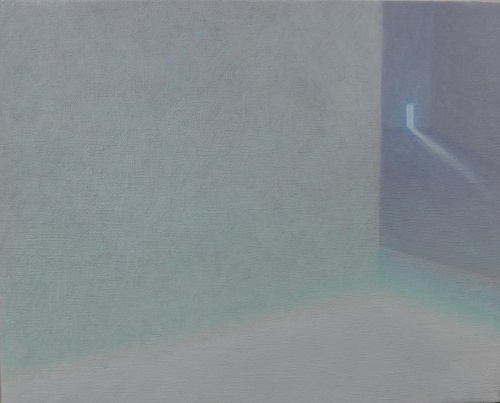 交感系列33，李英維，布本油畫，24 x 30 cm，2014