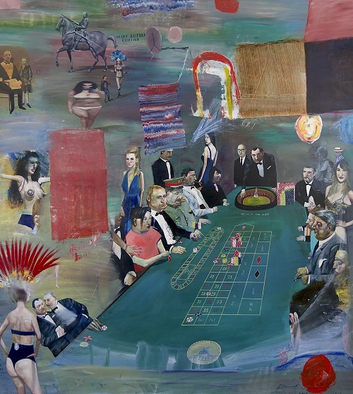 Great Future Behind, 君士坦丁, 148 X 203 cm, 布本油畫, 2015