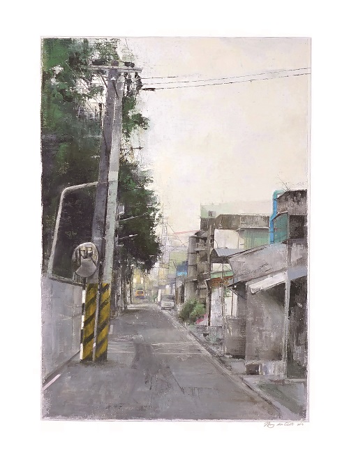 大觀無小，王曉捷，60 x 45 cm，布面油畫，2015