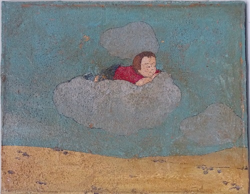 海蒂，黃家龍，22 x 27.5 cm，布本壓克力，2016