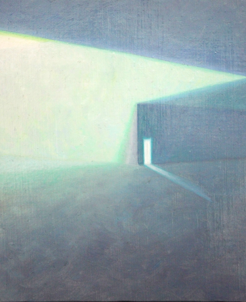 交感系列 47，李英維，18 x 14 cm，布本油畫，2016