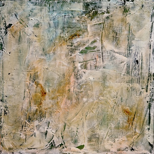 溫柔的力量，蘇侃哲，布本油畫，50 x 50 cm，2015