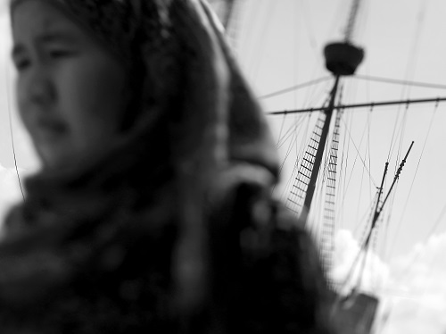 馬六甲葡萄牙帆船複製品,嘉模‧歌萊雅,29 x 43.5 cm,攝影,2012