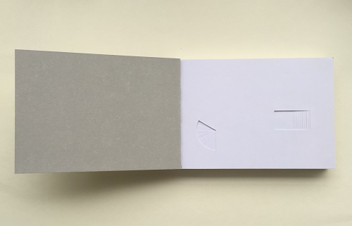 Passing Through, 梁飛燕, 14.1 x 20.8 x 2.6 cm (closed), 藝術家手製書：紙，金屬, 2016