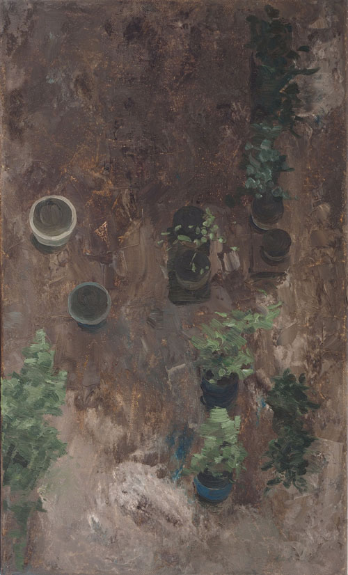 黎小傑  種植  50 × 30 cm  布本油畫  2014