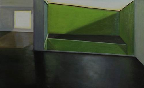 交感系列3  李英維   71 x 117 cm 畫布油畫  2010