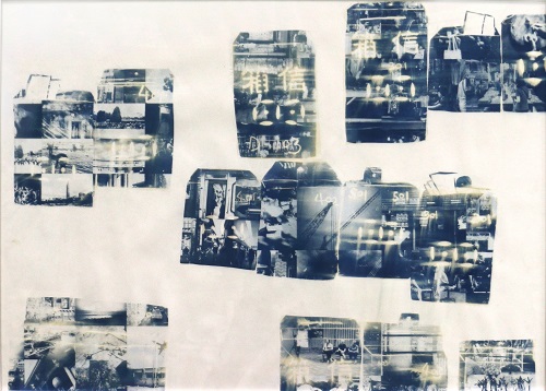 信箱，楊美靜，108 x 79 cm ，攝影、氰版顯影、水彩紙，2016