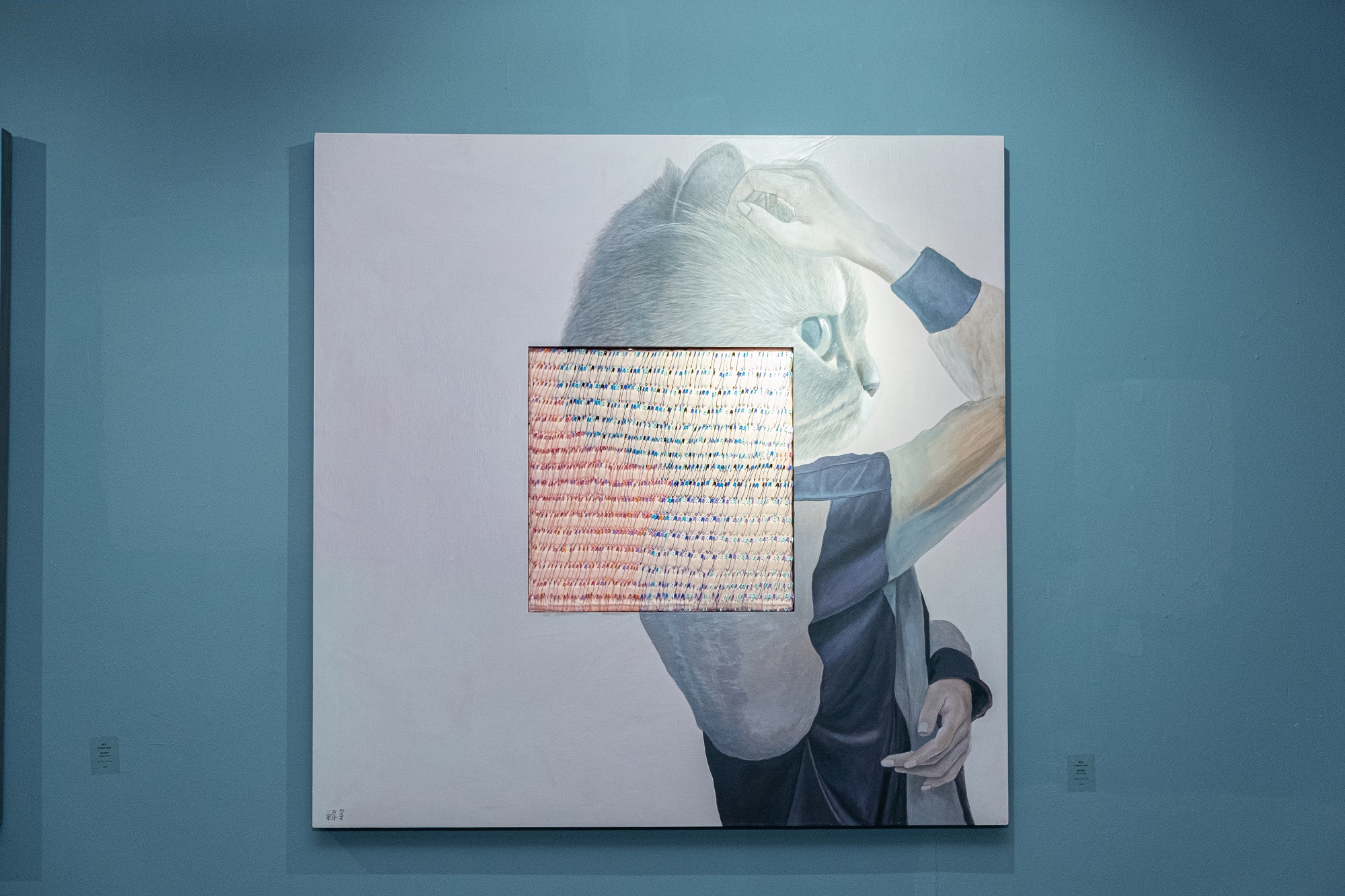 明天，梁敏婷，複合媒材，116.5 x 116.5 cm，2018