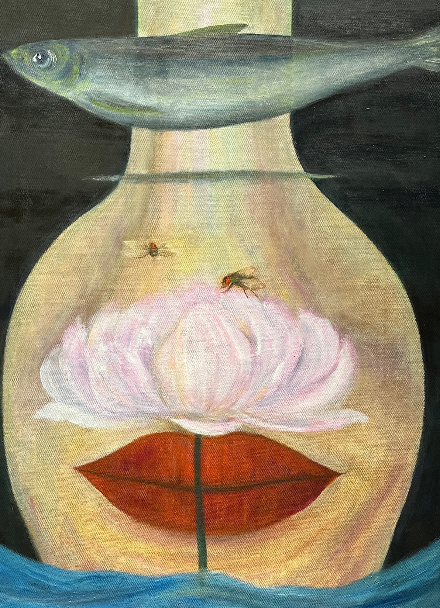 無題，韋艷芳，布本油畫，90 x 60 cm，2021